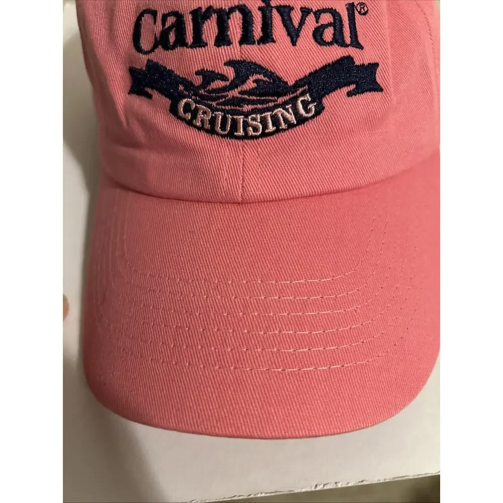 Carnival Cruise Women's Cap DMR Classic Headwear Adjustable Hook And Loop Strap